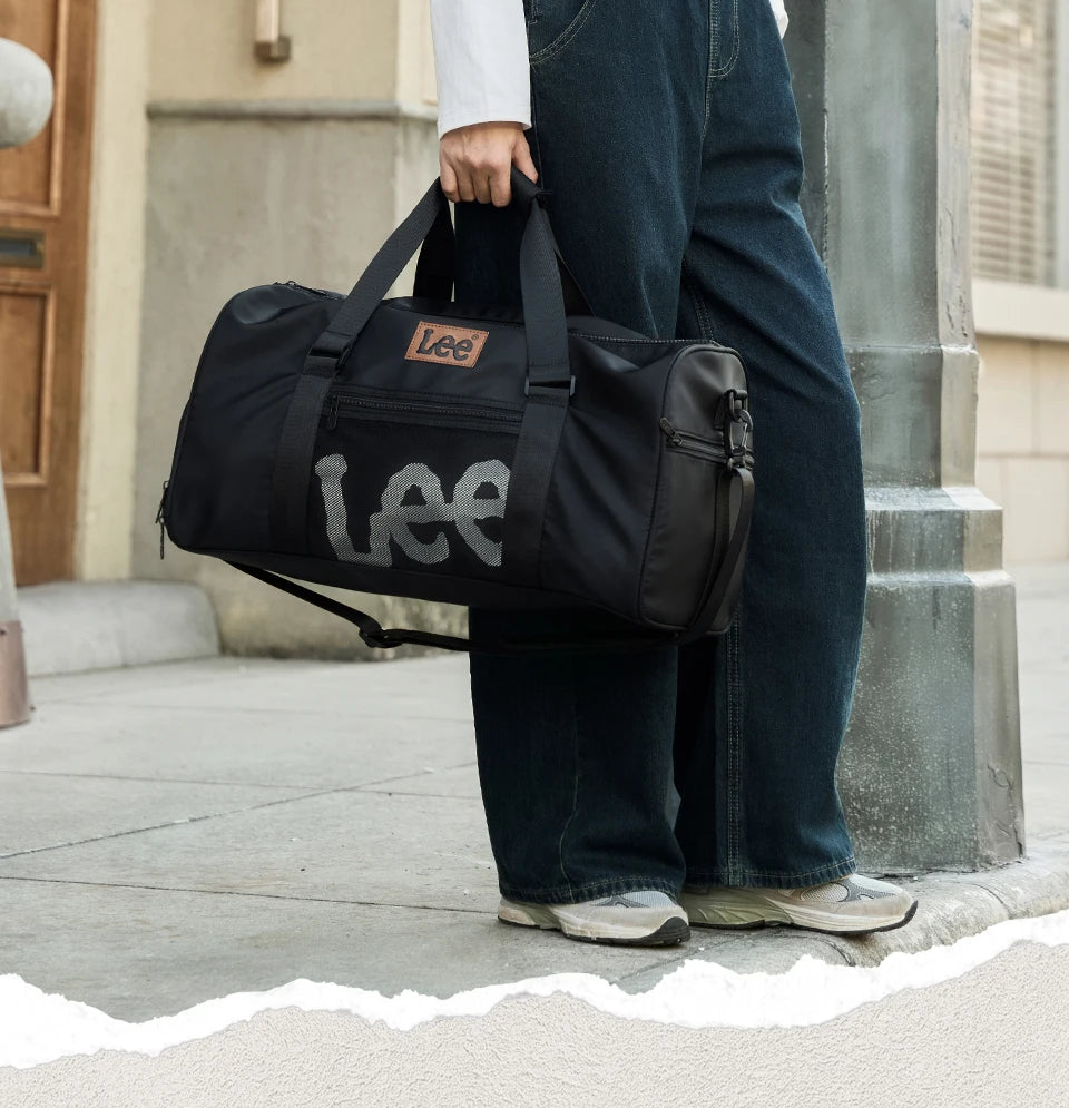 LEE Smart Gym Duffel Bag with Shoe Compartment Dry Wet Bag Men Women Waterproof Large Size Sport Training Luggage Travel Bag