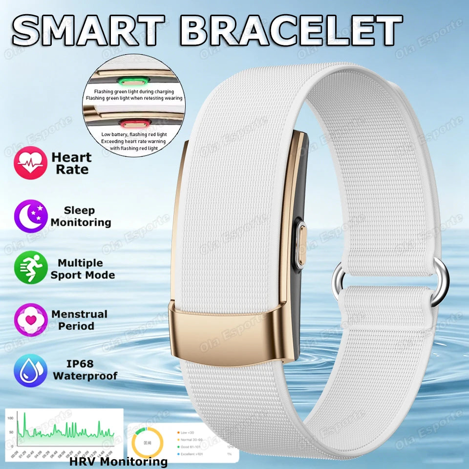 2026 Health Smart Bracelet Heart Rate Blood Oxygen Monitor Pedometer Sport Fitness Electronic Bracelet Men Women Smartwatch Hw12
