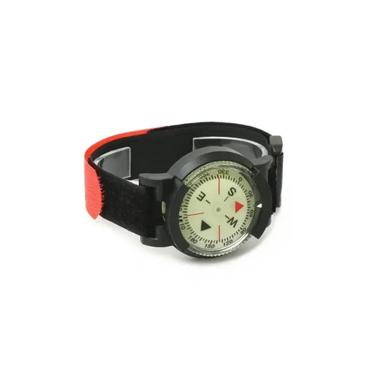 Wrist Diving Compass Waterproof High‑Precision Balanced Needle with Luminous Dial for Underwater Scuba Snorkeling Navigation