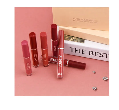 Combination Lipstick Set Makeup for Women Waterproof Long Lasting Cosmetics Matte Velvet Nude Color Lipstick Makeup Gift Box