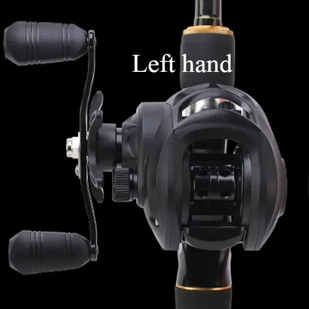 Max Drag 12kg Left/Right Hand Baitcasting Reel High Speed 7.2:1 Gear Ratio Fresh Saltwater Magnetic Brake System Ultralight Reel