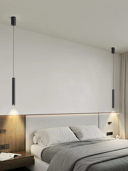 Minimalist Bedside Pendant Lamp Bedroom Spotlight Restaurant Bar Kitchen Dining Hall Island Platform Lights Hanging Lighting Led