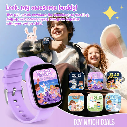 2026 Kids Smartwatch 1.83” HD Touch Screen Watch for Children with Camera Games Sleep Tracker, Alarm, Calculator – Birthday Gift