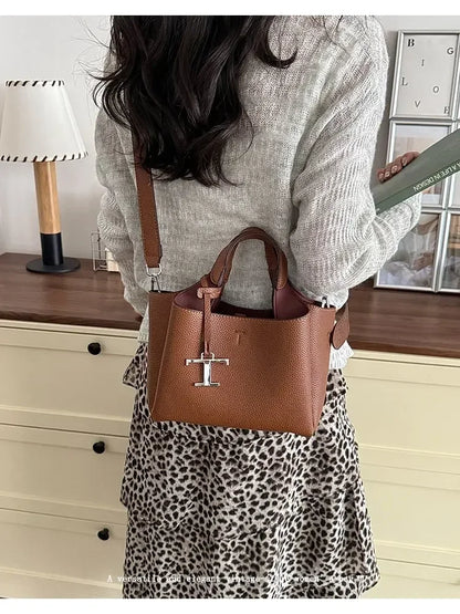 Premium Ladies Tote Bag, Fashionable Leather Crossbody Handbag For Women, Luxury Brand Messenger Bag