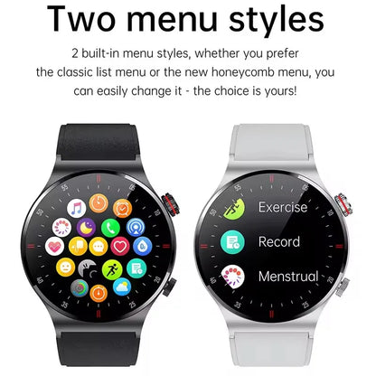 2025 NFC Bluetooth Call Smart Watch Men Full Screen GPS Sports Bracelet Waterproof ECG Health Monitor SmartWatch for IOS Android
