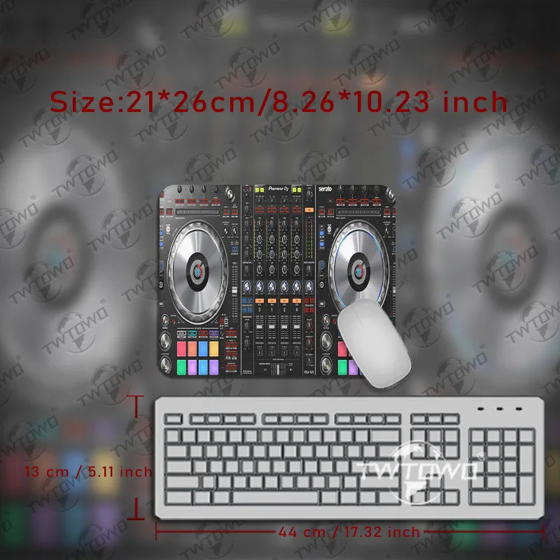 Mouse Pad Radio Dj Gamer printon demand Custom Computer Mousepad XXL MousePads Natural Rubber Office Soft PC Desktop Mouse Pad