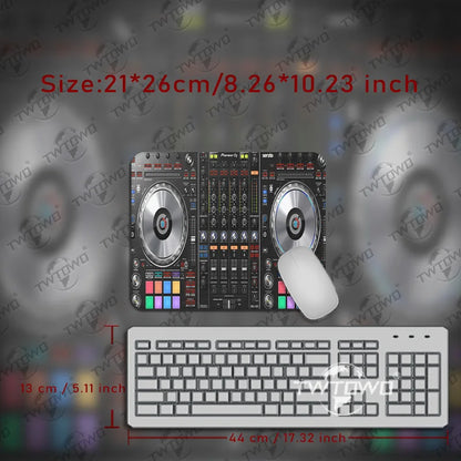 Mouse Pad Radio Dj Gamer printon demand Custom Computer Mousepad XXL MousePads Natural Rubber Office Soft PC Desktop Mouse Pad