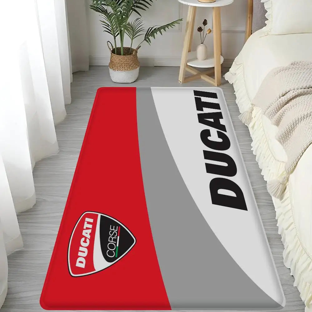 Motorcycle Racing D-Ducaties Floor Mat Rectangle Anti-slip Home Soft Badmat Front Door Indoor Outdoor Mat Welcome Doormat