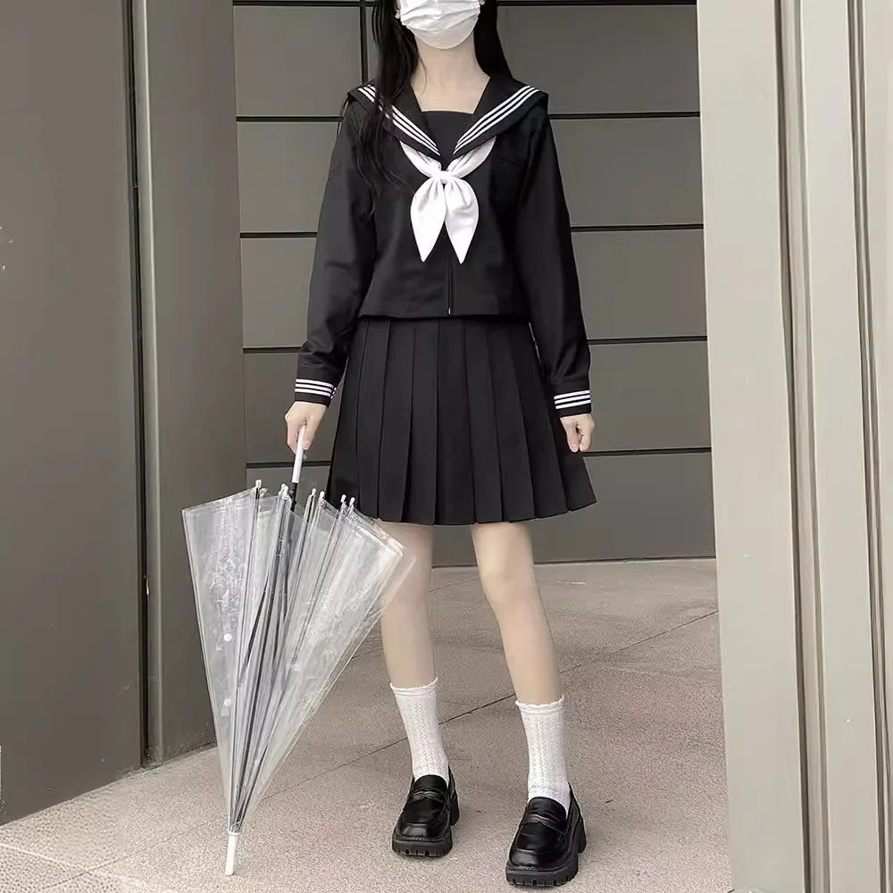 Japanese School Uniforms Sailor Suit Jk Uniforms College Middle School Uniform For Girls Students Costume