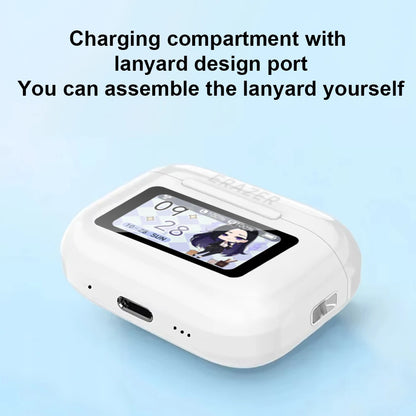 ERAZER AI Translator TWS New Air Pro Wireless Bluetooth Earphones Touch Screen Low Latency HiFi Sound Earbuds for IPhone Android