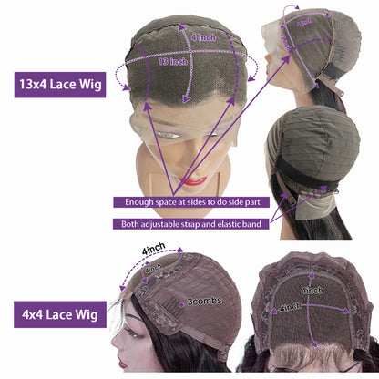 Short Bob Deep Wave Lace Frontal Wig Pre Plucked 13x4 4x4 Lace Front Wig Peruvian Curly Human Hair Bob Wigs For Women and Girls