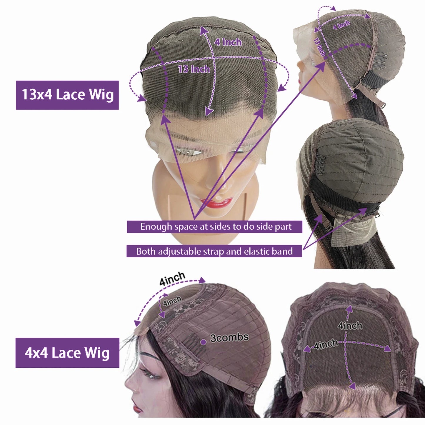 Bob Wig Human Hair 200% Density 13x4 HD Lace Frontal Short Straight Lace Front Bob Wigs For Black Women Human Hair Pre Plucked