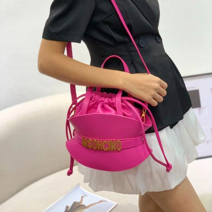 2026 New Fashion Square Diaper Bag Ladies Satchel Handbag Textured Leather Original Retro Crossbody Shoulder Purse Designer