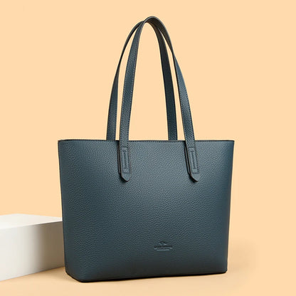 Genuine High Quality Large Capacity Shoulder Bag Female Tote Bag New Luxury Designer Handbag For Fashion Women Brand Shopper Bag