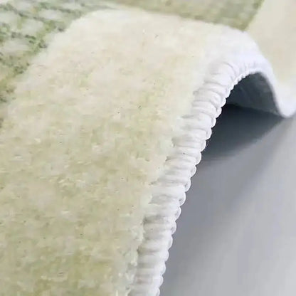 Fresh Style Green Carpet Green Moss Thicken Plush Rugs for Bedroom Bedside Irregular Non-slip Dirty Resistant Carpet Home Decor