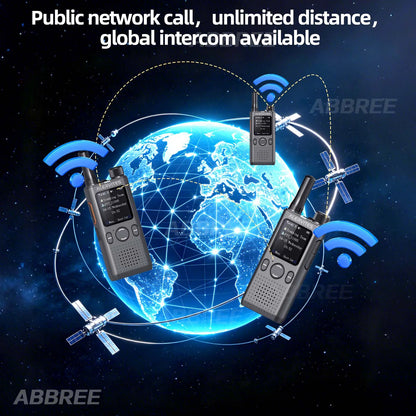 Baofeng AT1 POC Walkie Talkie Free Unlimited Data EU/US Worldwide Communication Phone Group Setting Portable 4G/5G Two Way Radio