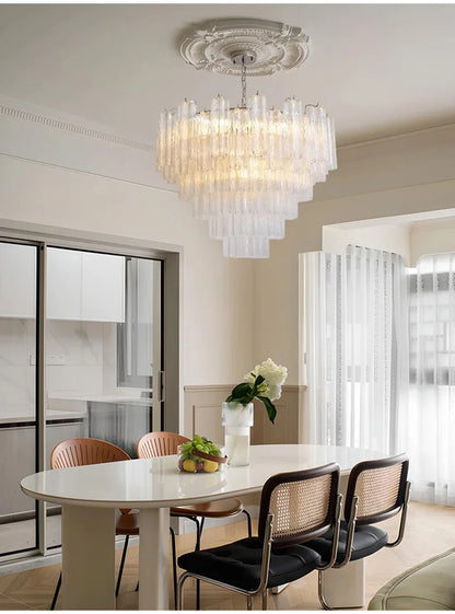 Luxury Glass Pendant Ceiling Light Fixture Chandelier Led Ceiling Lamp Modern Hanging Chandelier Lights Salon Chandeliers Lustre