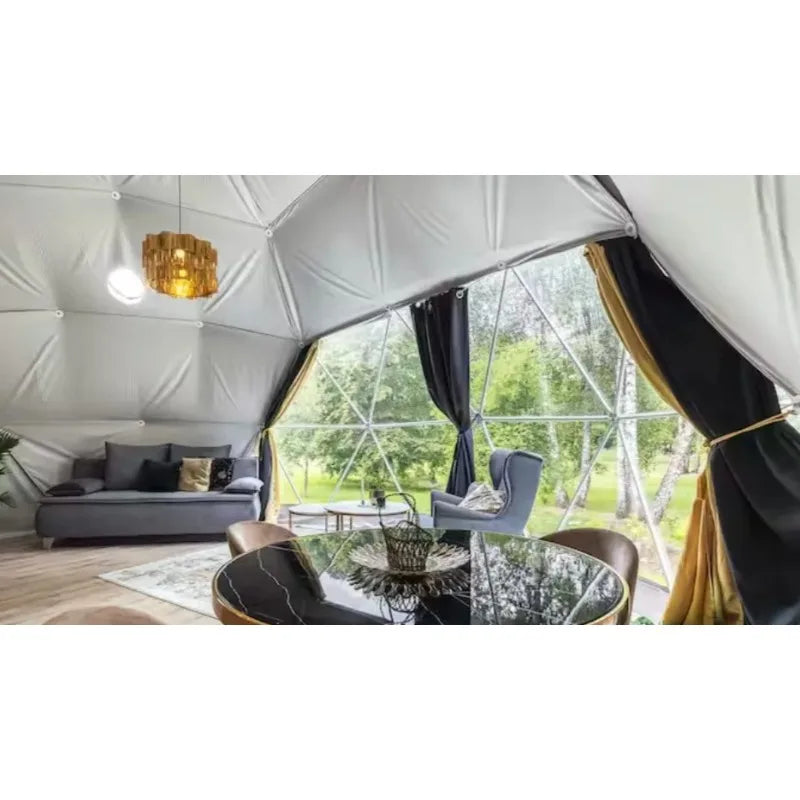 Luxury Glamping Dome For Eco Resort Farm Stay And Airbnb Outdoor Hotel Geodesic Tent With Custom Interior Solution Premium