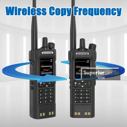 Baofeng DM-32 DMR Digital Walkie Talkie With Belt Clip Hoster GPS APRS High Power Long Range Dual Time Slot AES256 Type-C Charge
