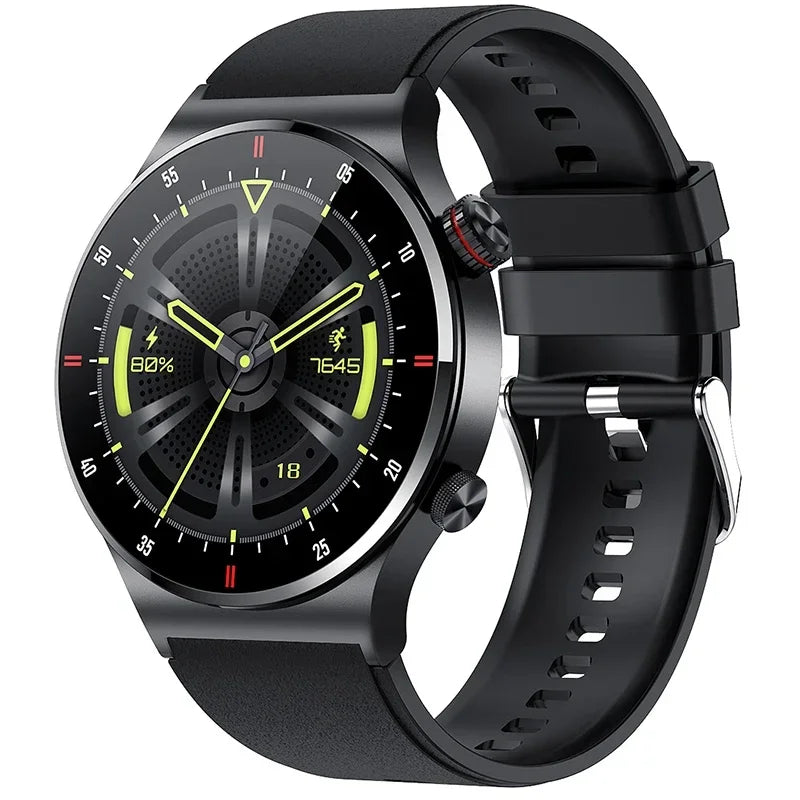 GPS ECG+PPG Bluetooth Call Smart Watch Men 2025 Sports Bracelet NFC Waterproof Custom Watch Face Men SmartWatch For IOS Android