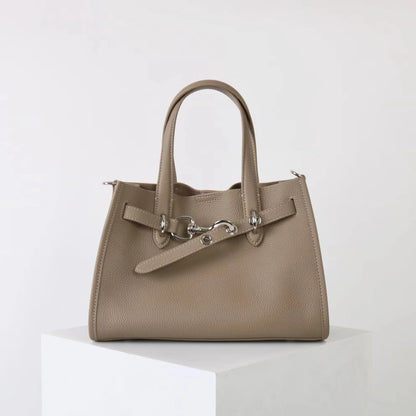 2026 Top grade Women's Genuine Leather Bag High Quality Casual Versatile Handbags Female Shoulder Bags Commute Totes Coffee