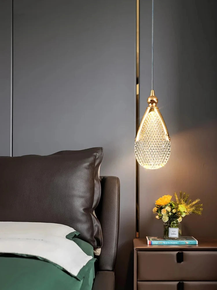 Stylish Modern Luxury Golden LED Pendant Lights Art Indoor Lamps for Hotel Hall Bedroom Living Room Home Decoration Chandelier