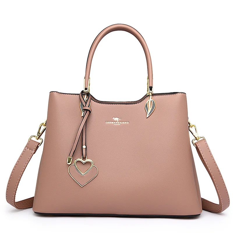 2023 Luxury Women Designer  Shoulder Crossbody  Fashion Ladies Large Capacity Leather Handbag Shopper Brand Messenger Totes