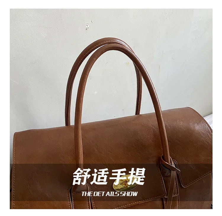 Fashion Women's High-quality Pu Leather Handbag 2026 New Business Large Capacity Commuter Shoulder Crossbody Bags for Women