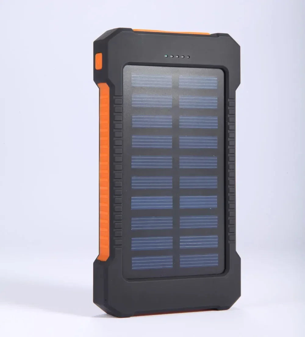 20000mAh Portable Solar Power Bank Waterproof External Battery Backup Powerbank 20000 MAh Phone Battery Charger LED Power Bank