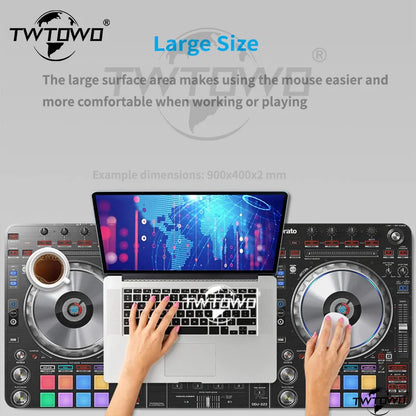 Mouse Pad Radio Dj Gamer printon demand Custom Computer Mousepad XXL MousePads Natural Rubber Office Soft PC Desktop Mouse Pad