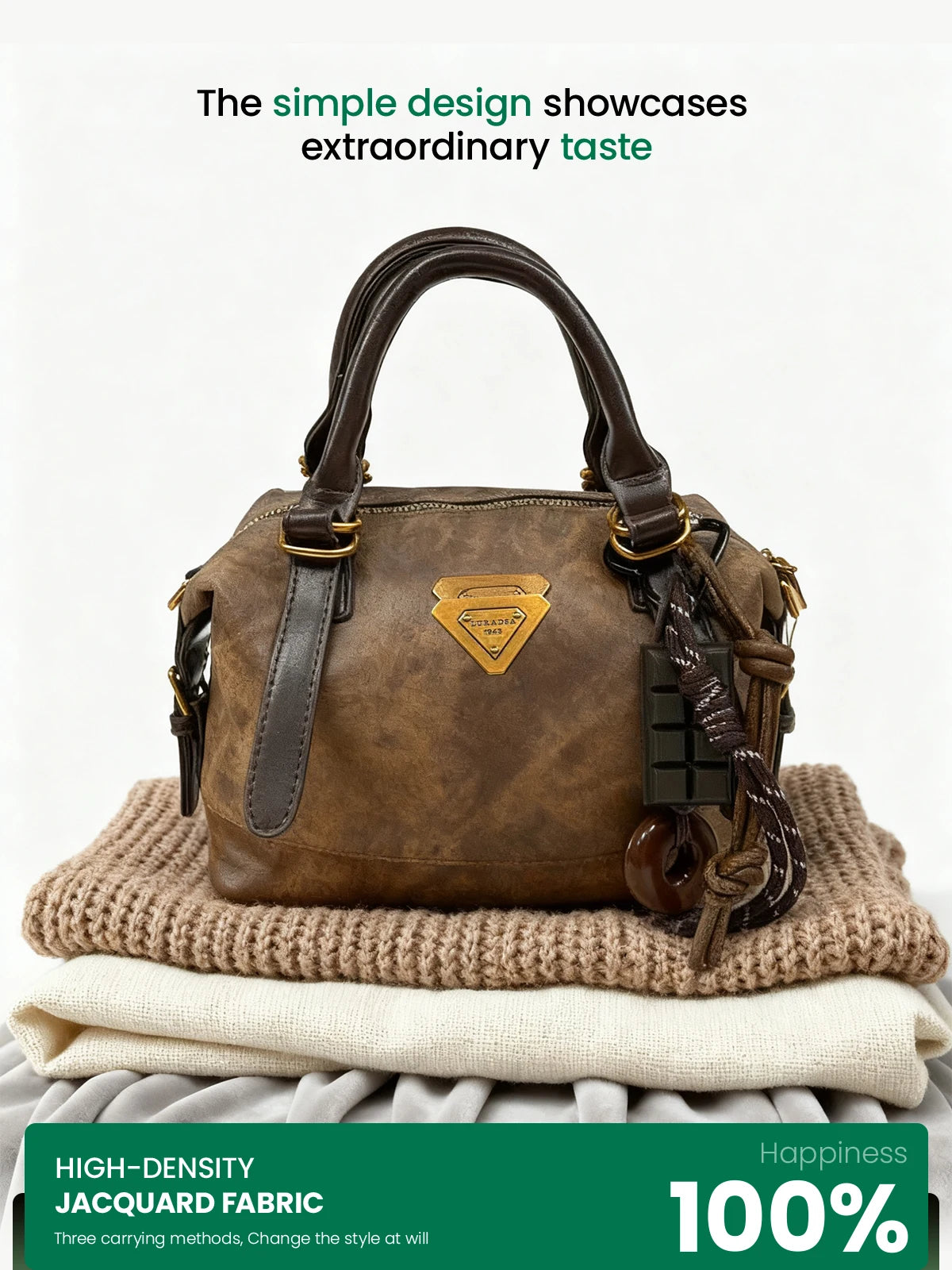 Premium Casual Luxury Lady Cube Bag Requintado Senhora Luxo Fashion Handbag Women's Accessory