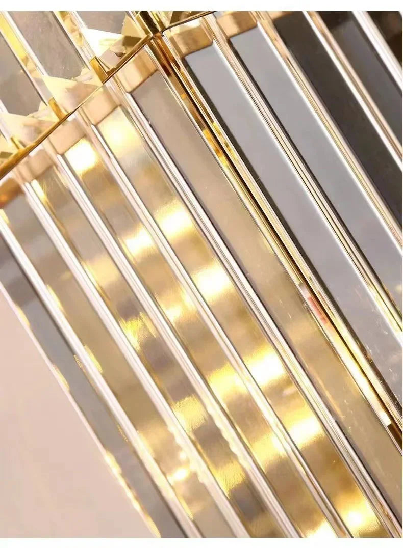 Luxury Hotel Lobby Large Big Crystal Wall Lamp for Club Hall Villa Living Room Bedroom Office Banquet Indoor Lighting Fixtures