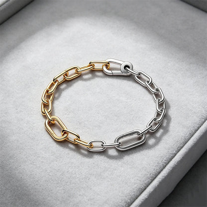 Hot Sale Original Me Bracelet Fit Charm Beads Round Beads For Women 925 Sterling Silver Luxury femme Bracelet Jewelry Trinkets