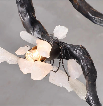 New All Copper LED Creative Branch Chandelier for Living Room, Dining Room Decoration, Lighting Fixtures, and Lobby Lighting