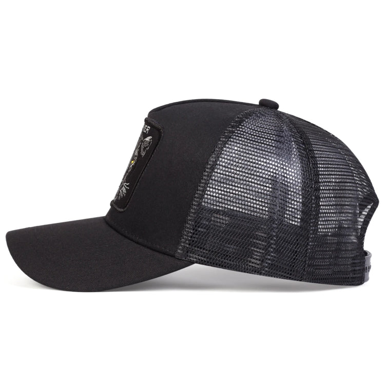 Unisex PANTHER Embroidery Baseball Net Caps Spring and Summer Outdoor Adjustable Casual Hats Sunscreen Hat