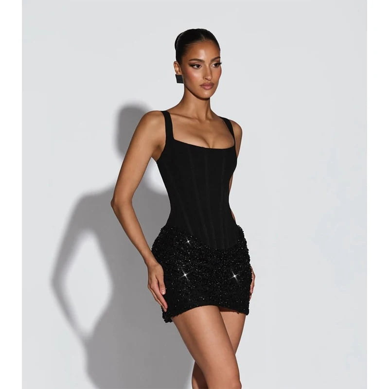 Solid Pleated Strapless Women's Dress Backless Off-shoulder High Waist Split Female Dresses 2026 Sexy Summer Evening Party Gown
