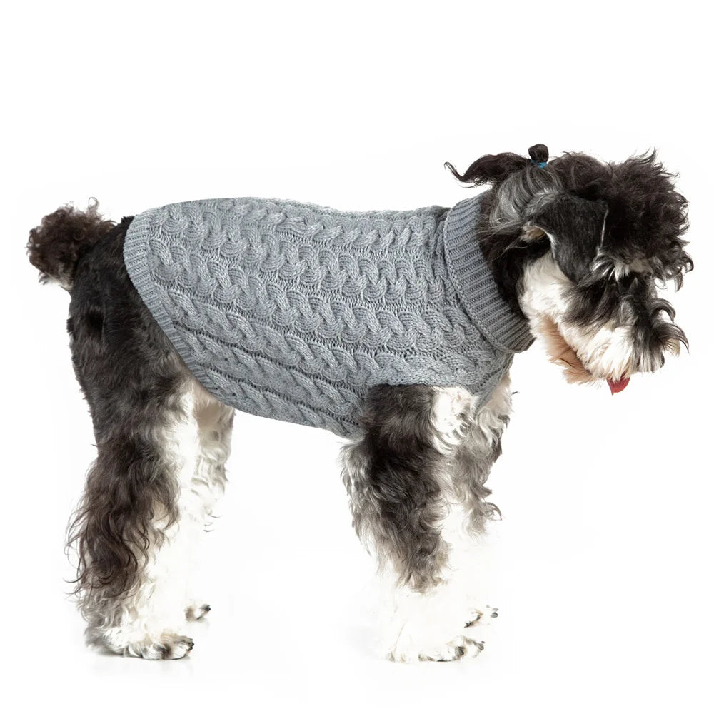 Classic Solid Chihuahua Puppy Dog Sweater for Small Dogs Winter Warm Pet Clothes Yorkshire Schnauzer Pullovers Disfraz De Perro