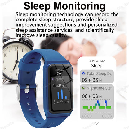 New Smart Watch Lightweight Health & Sleep Monitoring Multiple Sport Modes Music Control For Men Women Smartwatch Holiday Gifts