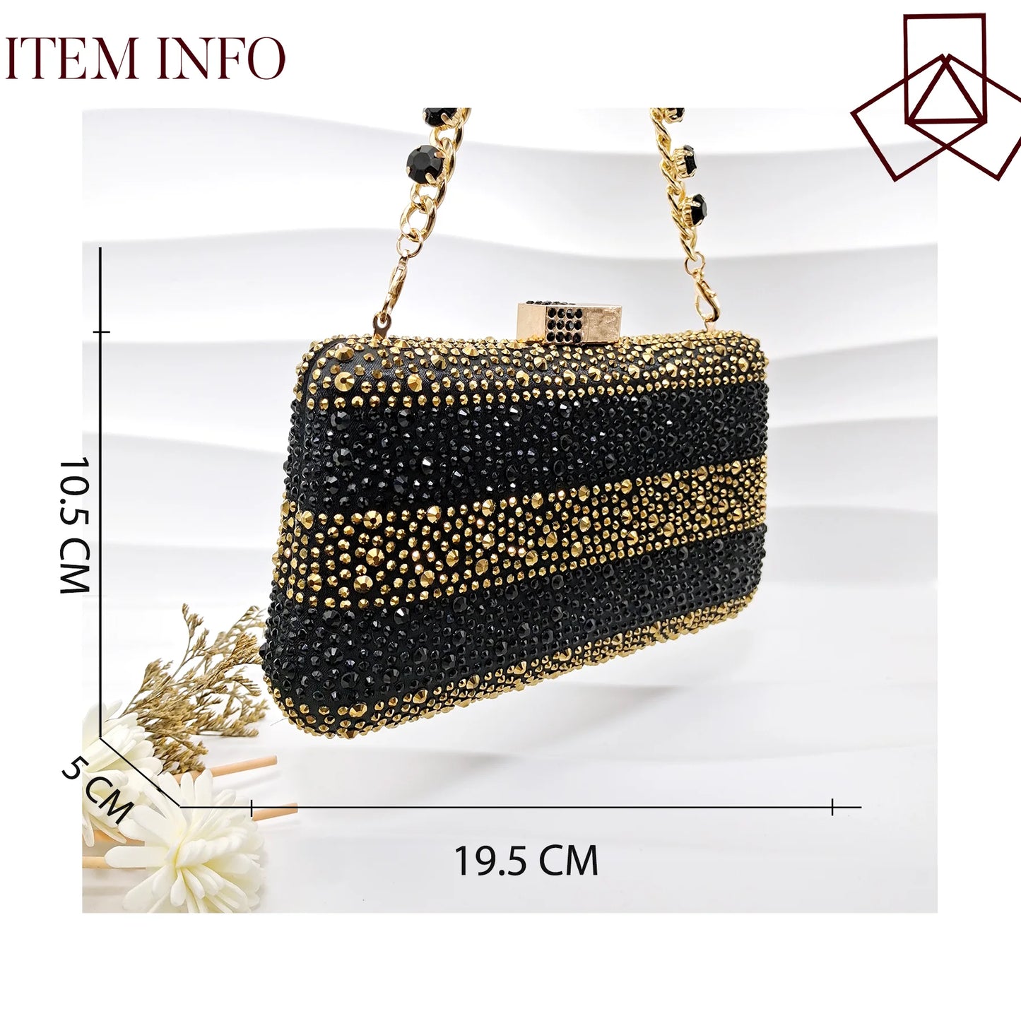 QSGFC Ladies High Quality Women's Pumps Black Gold Shoes and Bag Set DURABLE OUTSOLE Italian Fashion Design For Nigeria Wedding
