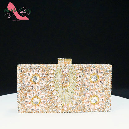 2025 Fashion Style Nigerian Ladies Lovely Shoes and Bag to Match Set in Gold Color Specials Pumps for Dress
