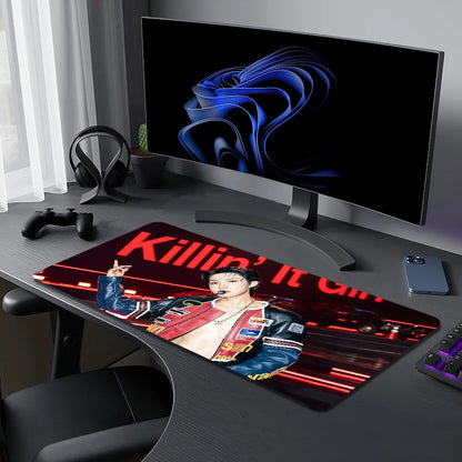 Mouse J It Pad Anti-fray Home Custom Dancer Ergonomic Office Hope Rubber Girl Large Singer Desk Mat Keyboard PC Killin Non-slip