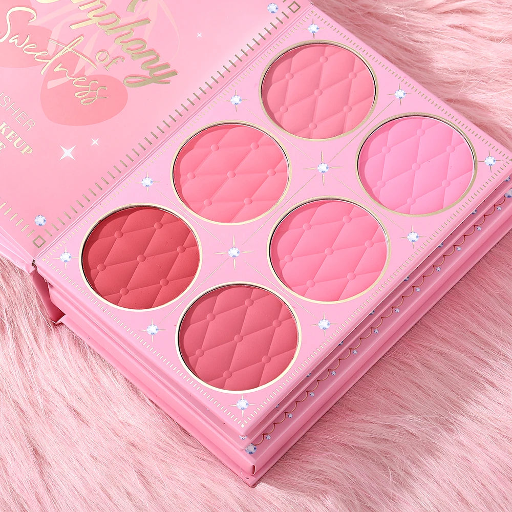 All-in-One 5-Page Makeup Magic Book: Full Kit with Multi-Shade Eyeshadow, Blush, Highlighter, Contour & Glossy Lip Gloss