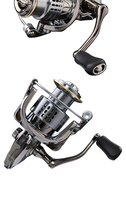 2026 New Spinning Fishing Reel All Metal 5.2:1 Speed ratio Max Drag 15KG Left/Right Interchangeable Suitable Any Body of Water