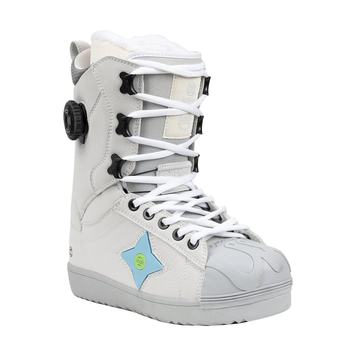 LILKINGS Wishing Star Snowboard Boots Side Buckle Lacing Quick Entry Thermo Liner Women Men 36-45