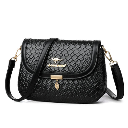 High Quality Soft Leather Purse Fashion Women Shoulder Messenger Bag Multi-pocket Wear-resistant Bag Luxury Ladies Handbag Sac