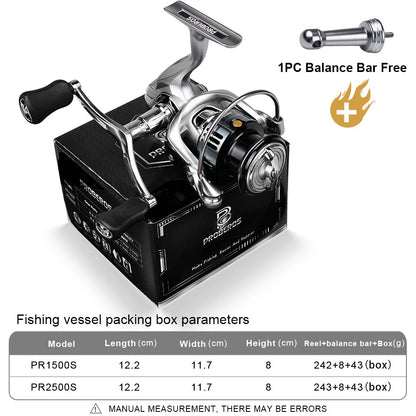 Spinning Fishing Reel 7+1BB Stainless Steel Bearings 5.2:1 6KG Max Drag Left Right Handle Saltwater Freshwater Lure Reel Tackle