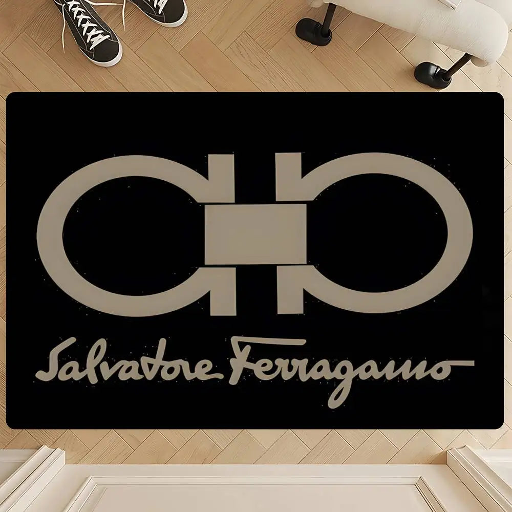 S-Salvatore F-Ferragamo Cartoon Entrance Door Mat Nordic Style Home Doormat Bathroom-Toilet Mats Bedroom Hotel Decor Mat