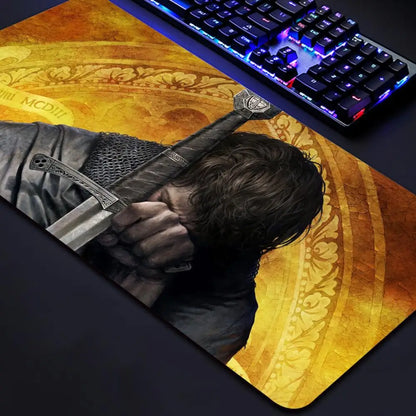 Kingdom Come Deliverances Games Mouse Pad Game eSports CSGO mouse pad extra large thickened table mat boys and girls anti-slip m