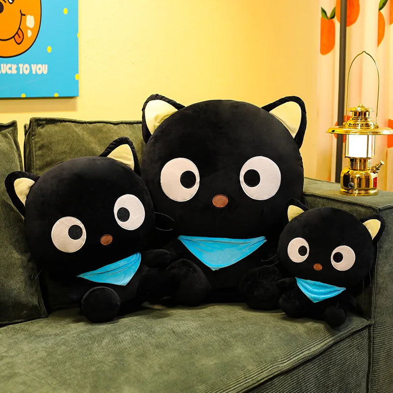 New Kawaii Chococat Plush Toy Sanrio Chocolate Cat Stuffed Animal Cute Kids Birthday Xmas Gift for Children Soft Doll Wholesale