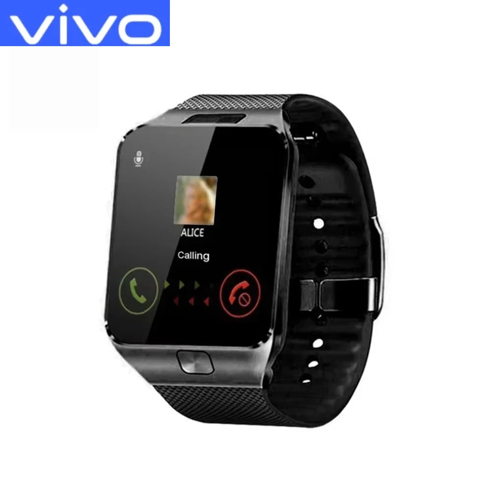 VIVO Digital Touch Screen Smart Watch DZ09 Bracelet Camera Bluetooth Waterproof Wrist Watch SIM Card Phone Intelligent Fitness